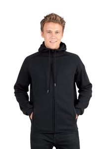 Mens Cotton Face Hoodie                           -2XL-BLACK