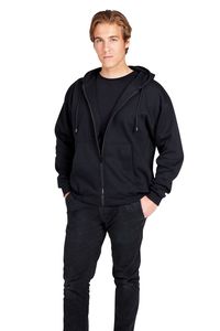 Mens Zipper Hoodie                                -3XL-BL