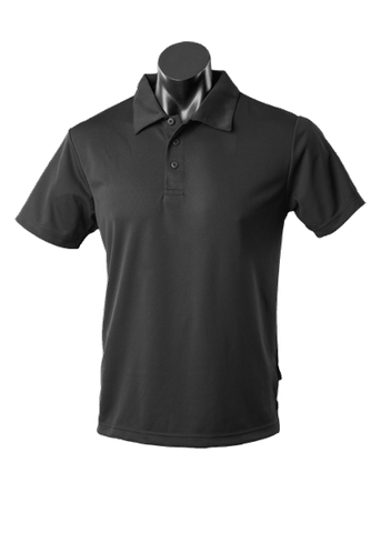 Botany Mens Polo                                  -5XL-BLACK