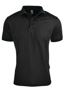 Lachlan Mens Polo                                 -2XL-BLACK