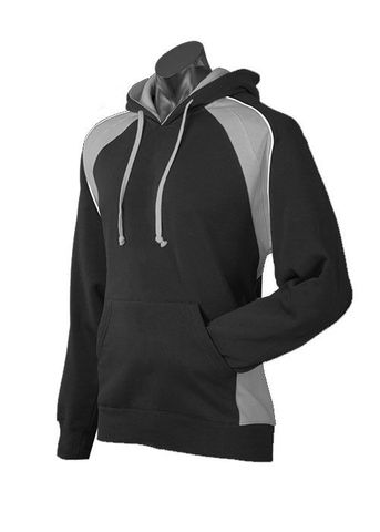 Huxley Mens Hoodies                               -2XL-BLACK/ASH/WHITE