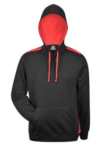 Paterson Mens Hoodies                             -2XL-BLACK/RED