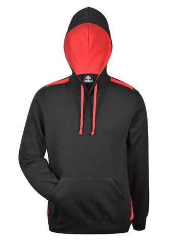 Paterson Mens Hoodies                             -2XL-BLACK/RED