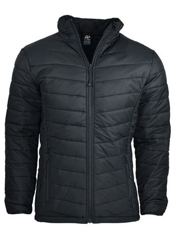 Mens Buller Puffer Jacket                         -L  -BLACK