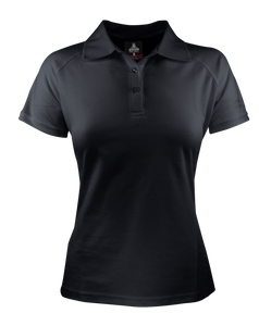 Keira Ladies Polo                                 -10 -BLACK