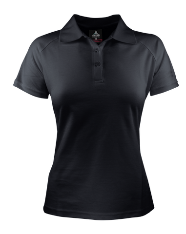 Keira Ladies Polo                                 -10 -BLACK