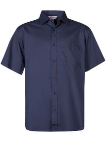 MOSMAN MENS SHIRT S/S                             -3XL-BLACK