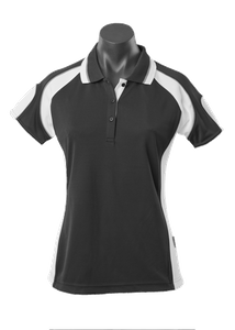 Murray Ladies Polo                                -12 -BLACK/RED