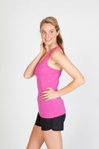 T-BACK LADIES SINGLET                            -6  -PINK