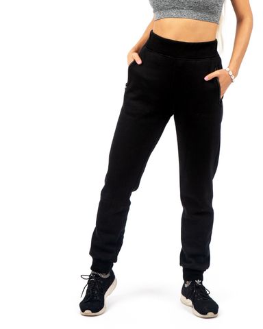 Ladies Stance Brushed Fleece Pant                 -12 -BLACK