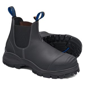 Blundstone Boot Style 990 Elastic Side Safety Boot-12 -Black