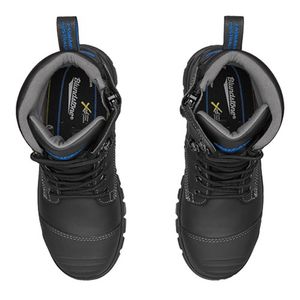 Blundstone Boot Style 997 Zip/Lace Scuff-8   -Black