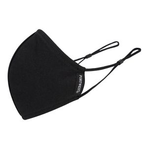 PORTWEST 3 PLY ANTI-MICROBIAL FABRIC FACE MASK  W/-NOSE BAND-BLACK