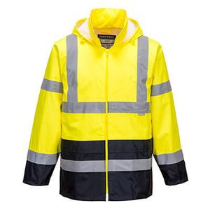 Portwest Hi-Vis Classic Contrast Jacket        -XL -ORANGE/NAVY