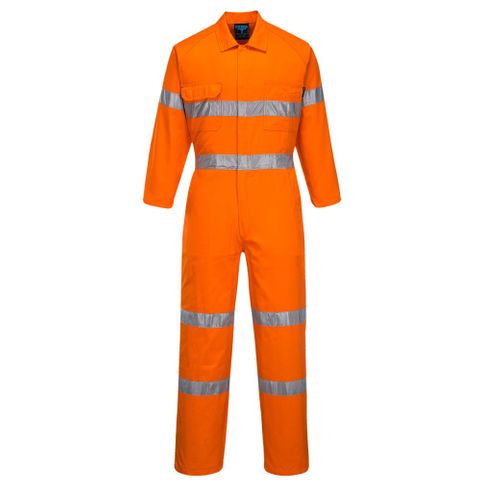 PORTWEST Lightweight Orange Coveralls with Tape-132R-ORANGE