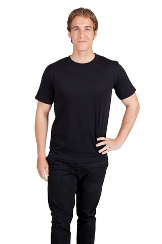 UNISEX MODERN FIT TEE                             -L  -BLACK