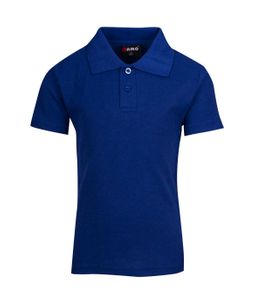 Kids Polo Cotton Pique Knit                       -2  -ROYAL