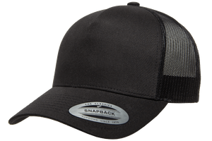 FLEXFIT TRUCKER 5 PANEL-One Size-Black