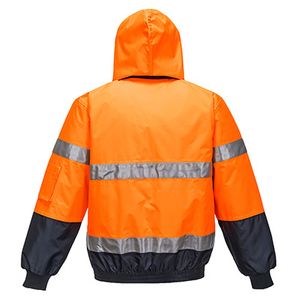 Portwest Hi-Vis Bomber Jacket Taped            -2XL -YELLOW/NAVY