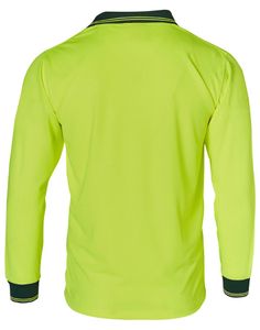 AIW Hi Vis Long Sleeve  Polo