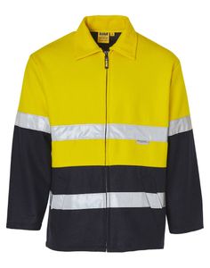 AIW BLUEY JACKET HI-VIS TWO TONE                      -2XL-ORANGE/NAVY