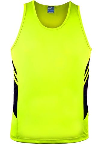 TASMAN SINGLET                                    -L  -YELLOW/BLACK