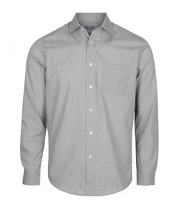 MENS WINDSOR PUPPY TOOTH L/S SHIRT                -41 -SKY