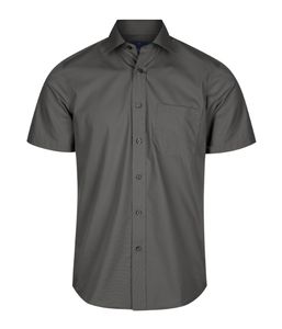 Mens Prem Poplin S/S Cont Fit Nicholson