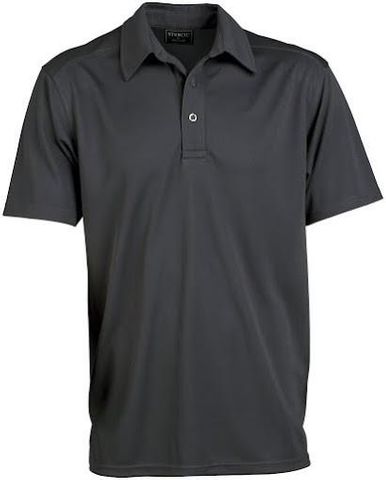 MENS GLACIER POLO                                 -L  -CHARCOAL