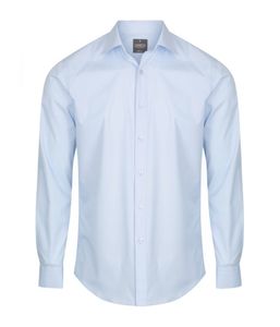 Mens Prem Poplin L/S Slim Fit Shirt