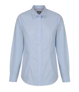 WOMENS FAWKNER MICRO CHECK LONG SLEEVE SHIRT      -30 -SKY