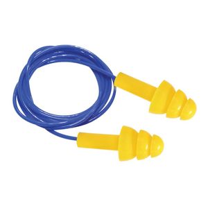 Silicone Reusable Earplug-CORDED-BOX (100 Pairs)