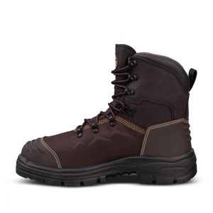 Olivers Lace Up Boot Waterproof & Caustic Resistan-10  -Brown