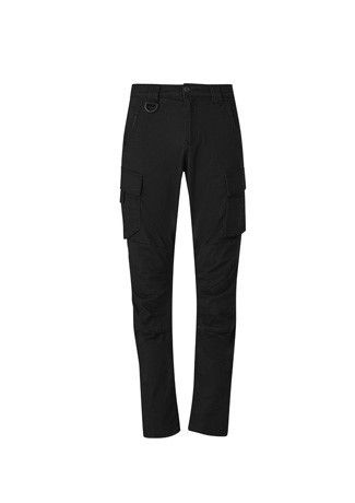 SYZMIK Mens Streetworx Curved Cargo Pant          -92R-BLACK