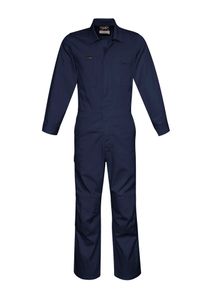 Syzmik Mens Lightweight Cotton Drill Coverall     -97R-NAVY