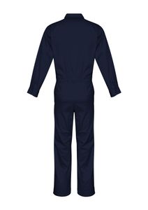 Syzmik Mens Lightweight Cotton Drill Coverall     -97R-NAVY