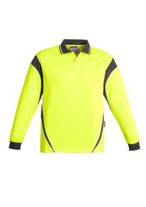 SYZMIK HV AZTEC L/S POLO