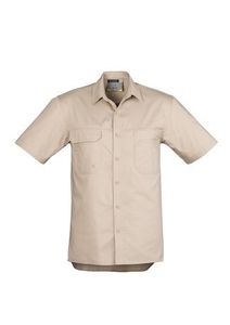 SYZMIK Mens Lightweight S/S Tradie Shirt