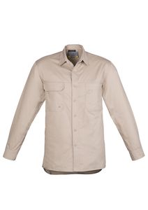 SYZMIK LIGHTWEIGHT L/S TRADIE SHIRT