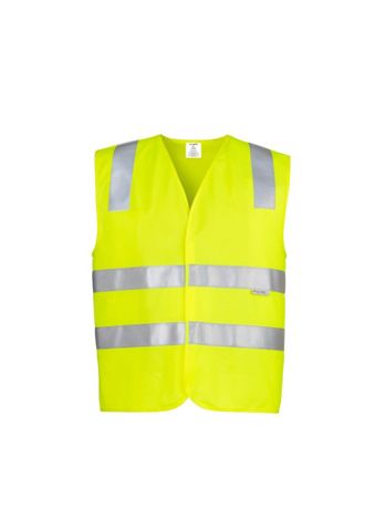 SYZMIK Unisex Basic Vest Taped     -L  -YELLOW