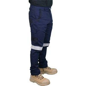 Workit PANT CARGO 250GSM STRETCH CANVAS / TAPED-92R-NAVY