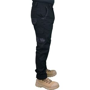 Workit PANT CARGO 250GSM STRETCH CANVAS-87R-BLACK
