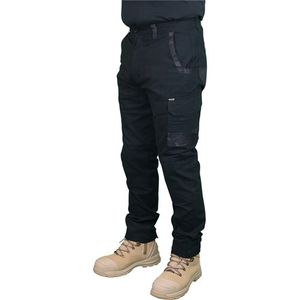 Workit PANT CARGO 250GSM STRETCH CANVAS-87R-BLACK