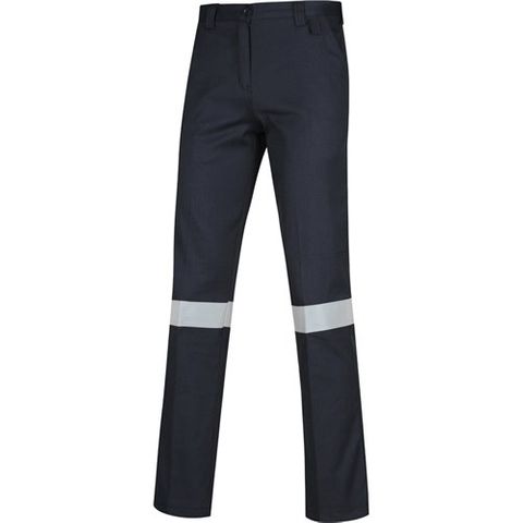WORKIT FLAREX PPE2 WOMENS FR INHERENT 250GSM TAPED-10 -NAVY