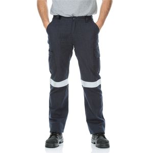 Workit Pant Cargo Flarex 197GSM Drill FR/Taped    -102R-NAVY