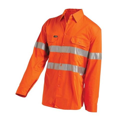 Workit HI-VIS LIGHTWEIGHT GUSSETT CUFF TAPED SHIRT