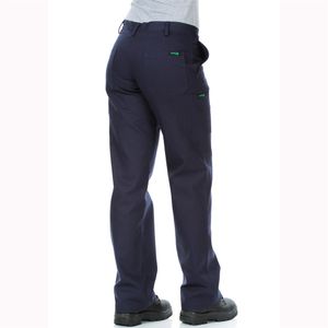 Workit PANT LADIES 310GSM DRILL / NO TAPE-10-NAVY