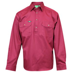 FLINDERS LIGHTWEIGHT HALF CLOSED COUNTRY SHIRT