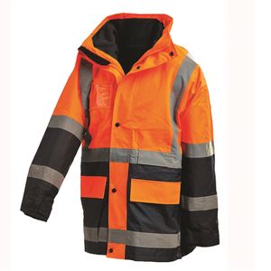 Workit JACKET 5 IN 1 TAPED                          -2XL     -ORANGE/NAVY