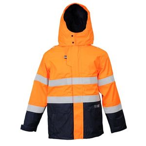 VESTAS PPE3 INHERENT FR 3 LAYER WET WEATHER TAPED JACKET-2XL-YELLOW/NAVY